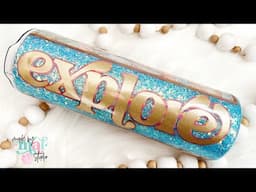 Beginner Friendly Vinyl Wrap Split Tumbler Tutorial