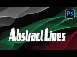 How to Create Abstract Lines in Photoshop Brush Preset Tutorial