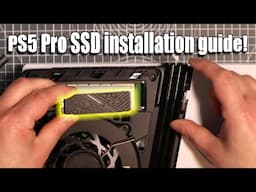 HOW TO upgrade your PS5 Pro storage, tips/loading speed test [GUIDE]