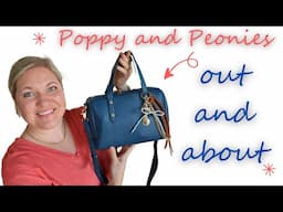 Poppy and Peonies Out and About Purse Review