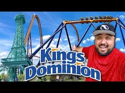 KINGS DOMINION 2025! OUR FIRST TIME EXPERIENCE! INCREDIBLE ROLLER COASTERS!