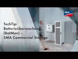TechTip: Batterieüberwachungssoftware (BatMon) in der SMA Commercial Storage