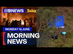 Israel hit with fresh wave of Iranian strikes; Woman's body found in bushland | 9 News Australia