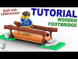 LEGO Brick Tutorial No How To Make A Wooden Footbridge