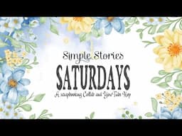 Simple Stories Saturday - Shimmerz Paints - Scrapbook Layout