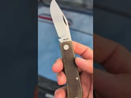 Shing Sod Buster Custom UK Made Pocket Knife - OD Green Micarta & 52100 Carbon Steel
