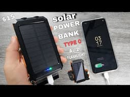 SOLAR POWER BANK FOR ONLY $15