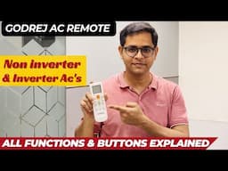 Godrej Ac Remote Settings | Godrej Ac Remote Buttons | Godrej Ac Remote Functions In Hindi