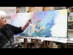 Fast, Loose, and Free, Abstract Expressionist Painting In Progress "shorts"