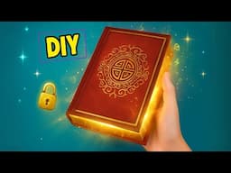 📖✨ DIY Miraculous Grimoire Secret Box – Make Your Own Magical Book! 🔒🧙‍♀️
