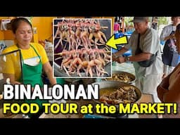 Philippines Food Tour 2025 in BINALONAN, PANGASINAN – Local Market & Simple Town Life!