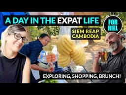 Living expat life in Siem Reap, Cambodia - Exploring, shopping, brunch! #forriel