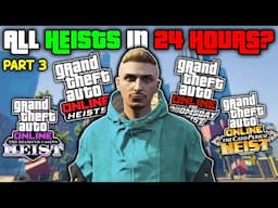 Speedrunning ALL HEISTS From Level 1 is Breaking Me... | GTA Online PC Enhanced Stream