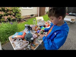 Clarkman's Dream Yard Sale Table