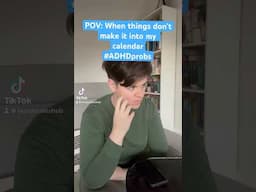 Can you relate? ADHD & Appointments #adhd #adhdawareness #adhdproblems