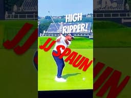 JJ SPAUN IRON FADE! US Open #golf #video #shorts #golftips #golfswing #diy #power #champion #video