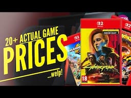 We Just Got OVER 20 Switch 2 Game Prices & Its So Random…
