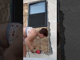 If you guys haven’t seen my last two videos, go check them out! #diyhomeimprovement #stucco