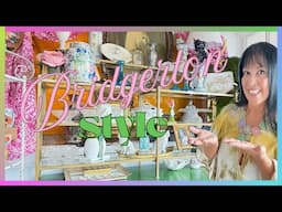 Romantic Bridgerton Inspired Style, Vintage Home Decor Thrifted Display!