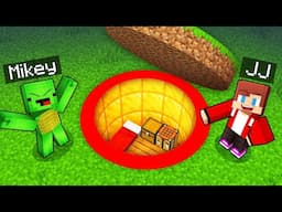 Mikey and JJ Found a SECRET BASE Inside the CIRCLE in Minecraft (Maizen)