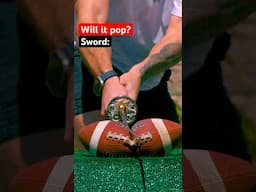 What pops a football? 🏈🤔