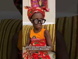 Watch how you sit in front of mothers 😂 #kidmonthtalents #mother  #comedy