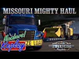 Missouri Special Transport in ATS Missouri DLC Members Stream Replay