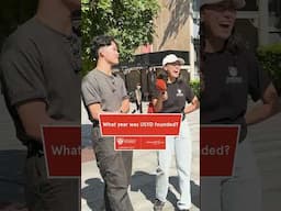 USYD students try to answer trivia questions #Trivia #History #GameShow