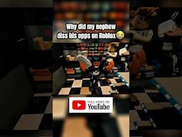My Nephew Dissed his Opps on Roblox 😭 #roblox #shorts #fightinaschoolroblox