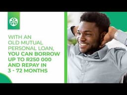 Get a personal loan from Old Mutual