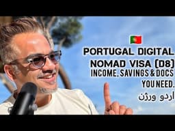 Portugal Digital Nomad Visa (D8) : Income, Savings & Docs You NEED.