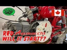 WILL IT START?? Trying to get my RED AERMACCHI to run // paul brodie's shop