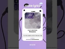 [Stone Lyric] 엔하이픈 (ENHYPEN) - Demons｜#Shorts