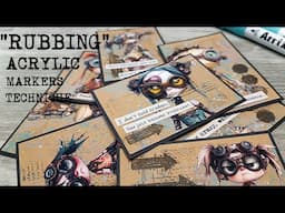 Funny mixed media cards