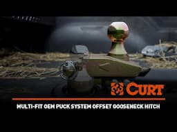 CURT 30K 4” Offset Gooseneck Ball Puck System | Upgrade Your Towing Game