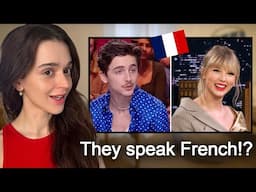 French Girl Reacts to Celebrities Speaking French