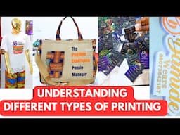 VLOG: UNDERSTANDING DIFFERENT METHODS OF PRINTING ON DIFFERENT ITEMS