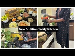 New Addition To My Kitchen || Chicken Curry & Roti || V-Guard Celera Food Processor #vlog#tamil#home