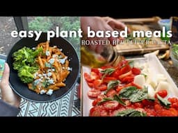 easy plant based meals / Roasted Red Pepper Pasta 🫑🍝