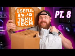 Actually Useful Temu Tech, Best Haul Yet! Part 8 - Tech, Gaming, Gadgets, and More!