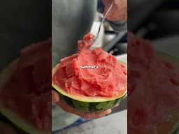Refined sugar free watermelon sorbet!