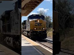 Get Back Son!  CSX Passing Through