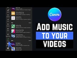How To Add Music On Canva Video - Full Tutorial