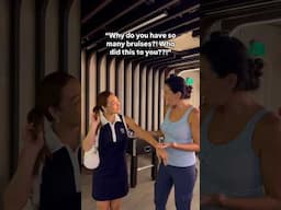 I was concerned until I found out who did this to her. Why do we push when we laugh? 🤭 #friendship