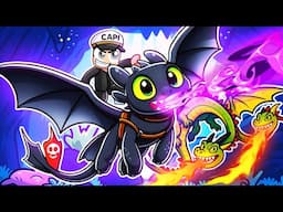 HOW TO TRAIN YOUR DRAGON but we SAVE A NEW DRAGON!