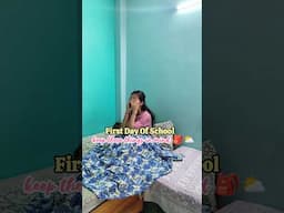 FIRST DAY OF SCHOOL ROUTINE🎒⛅#shorts #ytshorts #school #afterschool #firstdayofschool