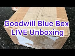 Goodwill BlueBox Unboxing plus Channel Update #live #jewelry
