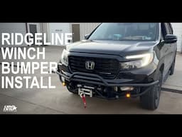 I INSTALLED A WINCH BUMPER ON A 2021-2025 HONDA RIDGELINE