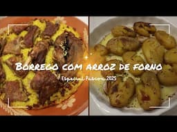 BORREGO ASSADO COM ARROZ DE FORNO E BATATINHAS | Receita Tradicional de Páscoa