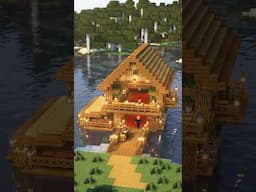 Minecraft Water House🏠 #minecraft #SummerOnShorts
